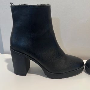 H and M heeled booties worn once !!